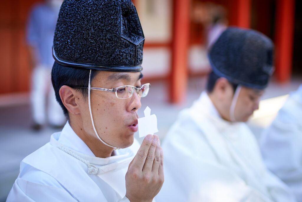 藤崎八旛宮の夏の「大祓式」