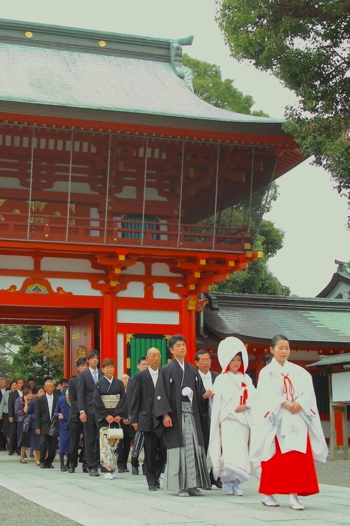 藤崎八旛宮 神前結婚式